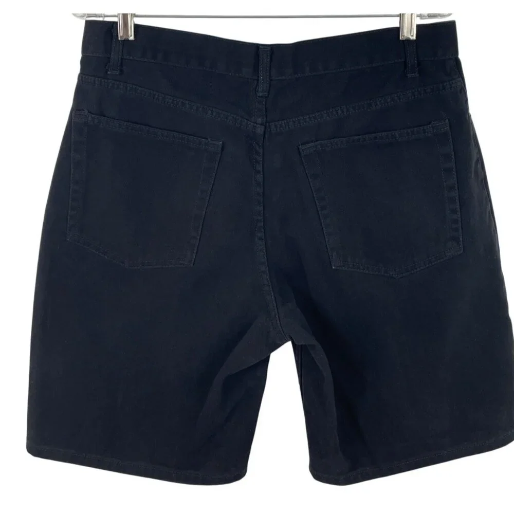 Route 66 Mens Size 34 Black Denim Shorts 100% Cotton 34x10 - Picture 4 of 6